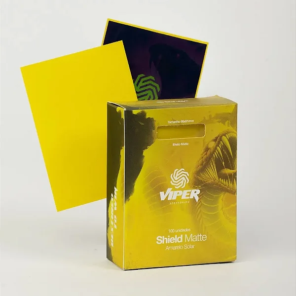 Shield Viper Matte Amarelo Solar 66x91mm