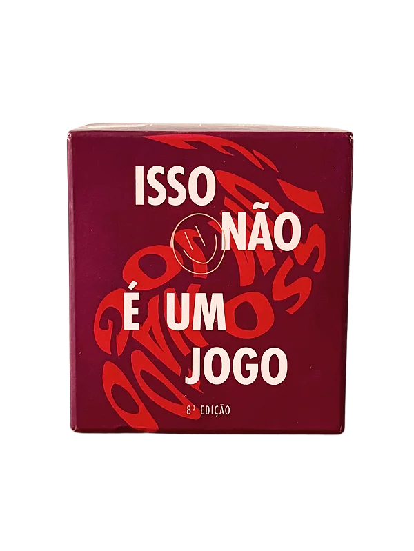 Isso não é um jogo 8ª Edição (Jogo de Cartas) - Fábrica de Afetos
