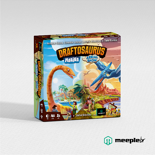 Draftosaurus 2 em 1 - Jogo de Tabuleiro - MeepleBr