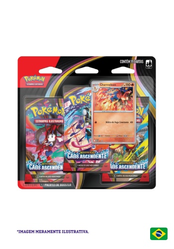 Pokemon TCG: Caos Ascendente - Blister Triplo