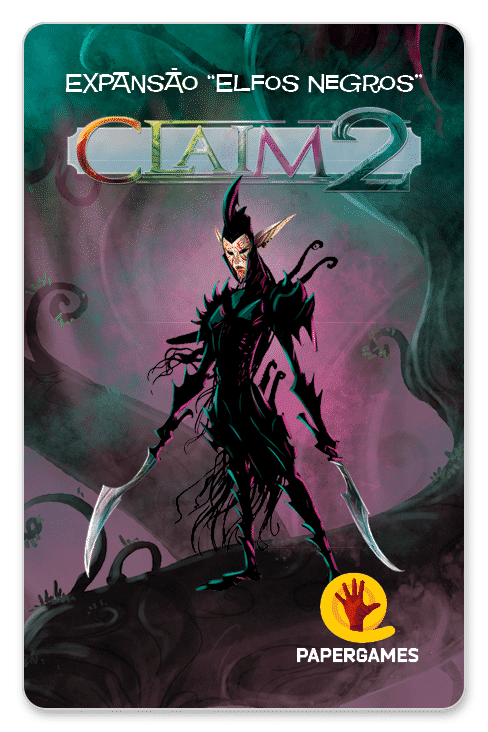 Claim: Expansao Elfos Negros (Jogo de Cartas) - Paper Games