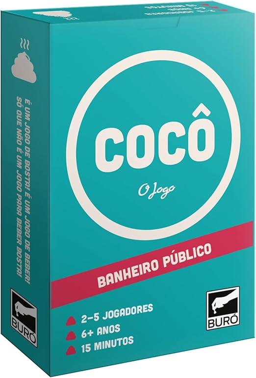 Coco, o Jogo: Banheiro Publico (Jogo de Cartas) - Buró