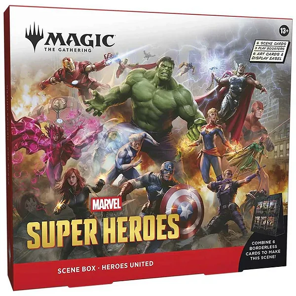 MTG: Marvel Super Heroes - Scene Box Display Cena: Heroes United