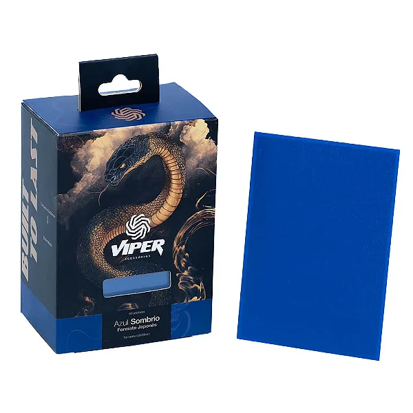 Japan Shield Matte Viper Azul Sombrio 63x89mm