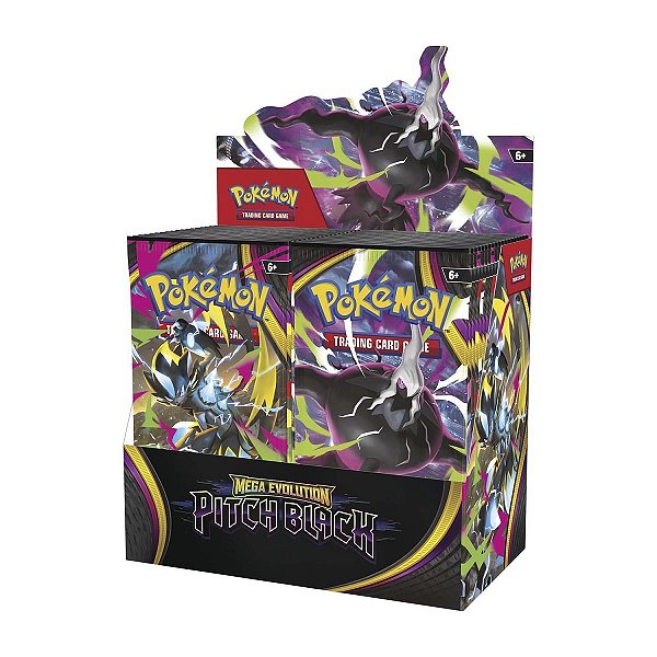 Pokemon TCG: Mega Evolution - Pitch Black - Boosters Box- Ingles