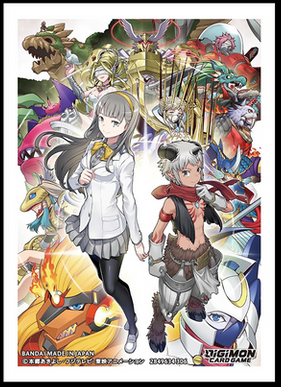 Digimon TCG Sleeve - Inori Misono & Aegiomon