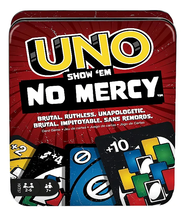Uno - Show'em No Mercy - Versão Lata - Jogo de Cartas