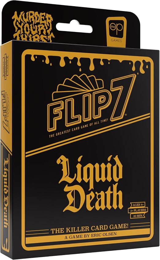 Flip 7 - Liquid Death (Inglês) - Jogo de Cartas
