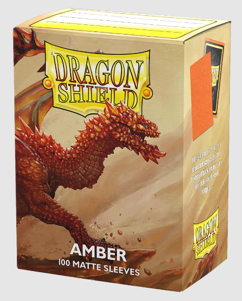 Dragon Shield - Standard Matte Amber