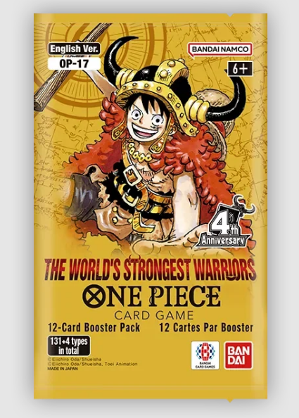 One Piece TCG - The World's Strongest Warriors (OP17) - Booster Avulso
