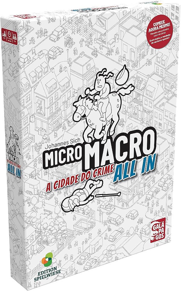 MicroMacro: A Cidade do Crime - All In (Jogo de Cartas) - Galápagos