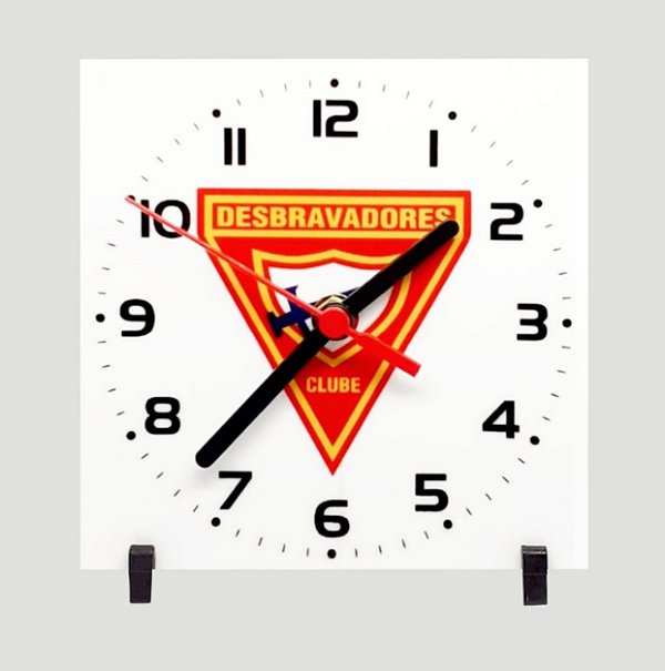 RELÓGIO DE MESA DESBRAVADORES