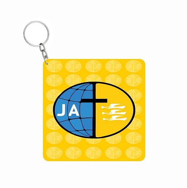 CHAVEIRO LOGO JA (FUNDO AMARELO)