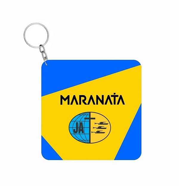 CHAVEIRO MARANATA E LOGO JA