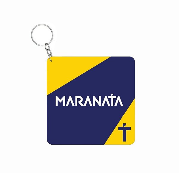 CHAVEIRO MARANATA E CRUZ