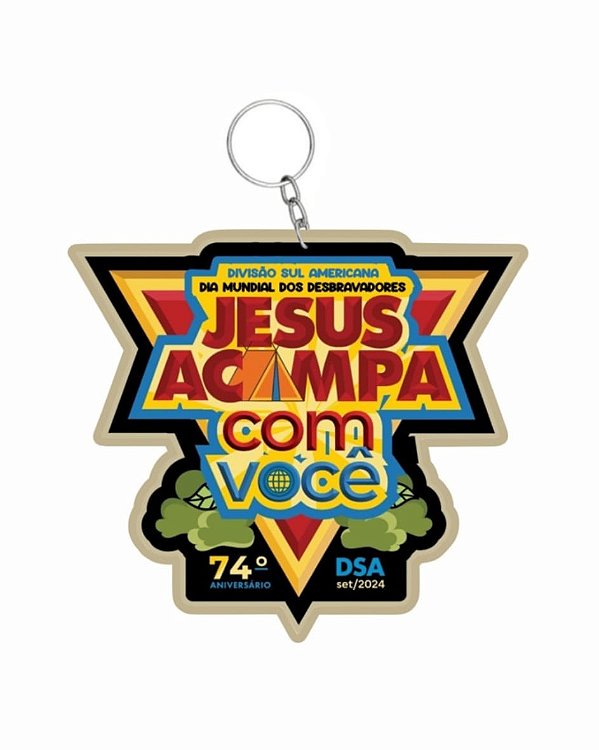 CHAVEIRO JESUS ACAMPA COM VOCE