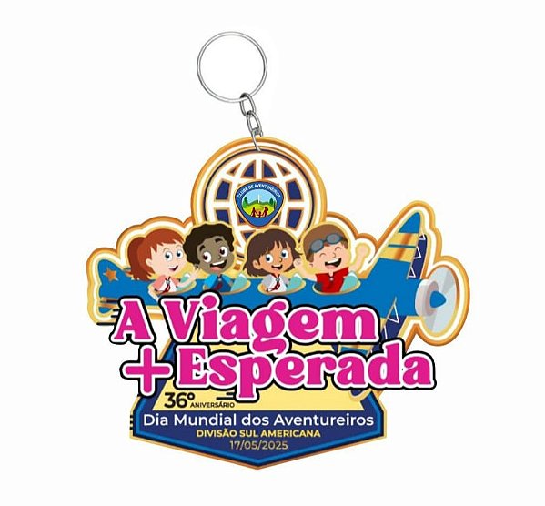 CHAVEIRO DIA DO AVENTUREIRO FORMATO