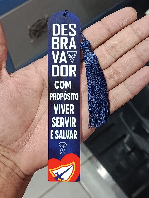 MARCA PAGINA DESBRAVADOR COM PROPOSITO