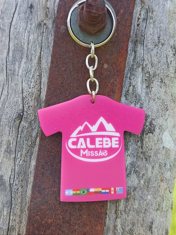CHAVEIRO MISSÃO CALEBE ROSA