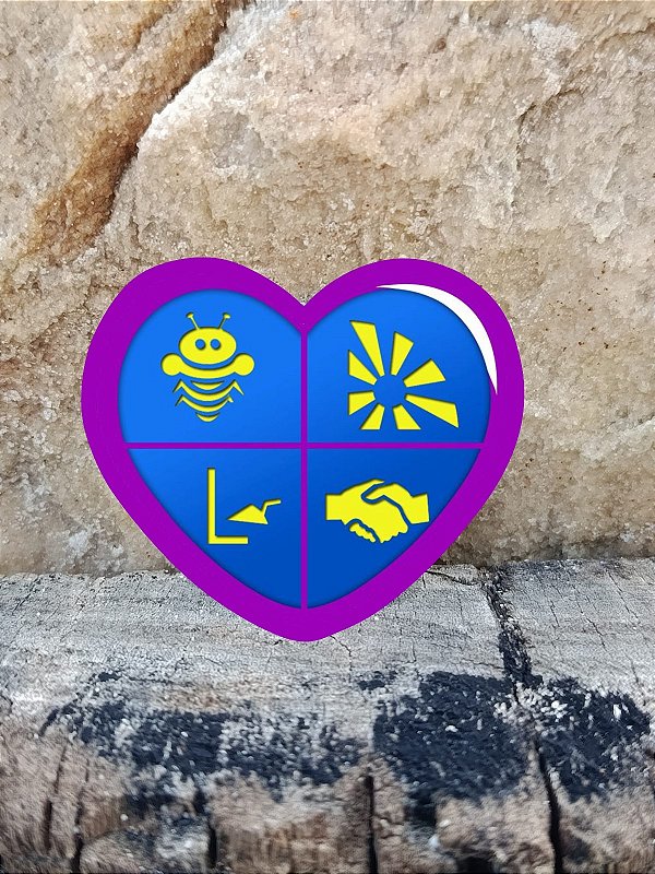 PIN CROCS CORAÇÃO CLASSES AGRUPADAS AVT