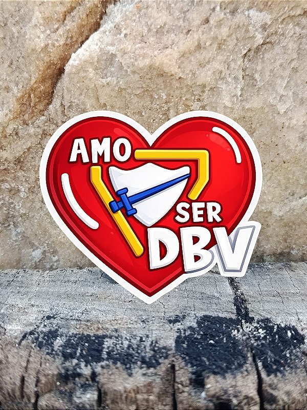 PIN CROCS CORAÇÃO AMO SER DBV