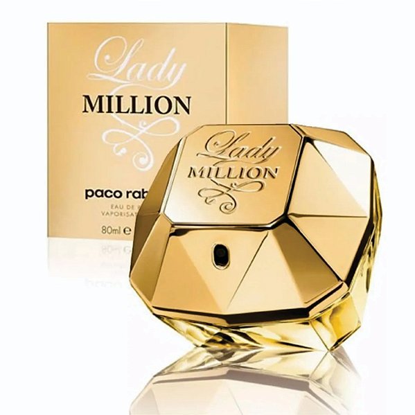 Lady Million Paco Rabanne - Perfume Feminino - Eau de Parfum - 80ml