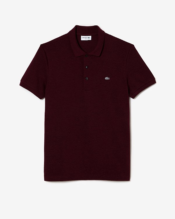 Polo Lacoste 3 Botões - Slim Fit