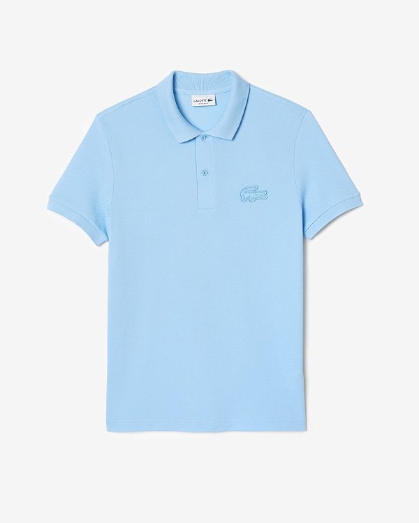Polo Lacoste com emblema de crocodilo acolchoado