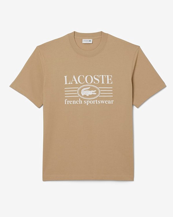 Camiseta Lacoste French - Bege