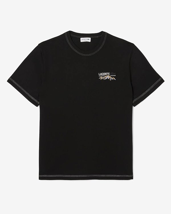 Camiseta Lacoste Estampa múltipla