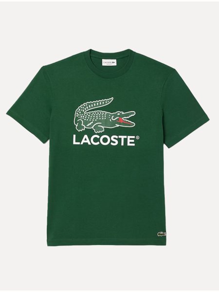 Camiseta Lacoste Big Logo - Verde