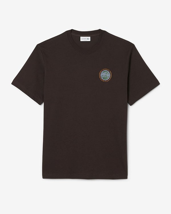 Camiseta Lacoste Estampa Múltipla 2025