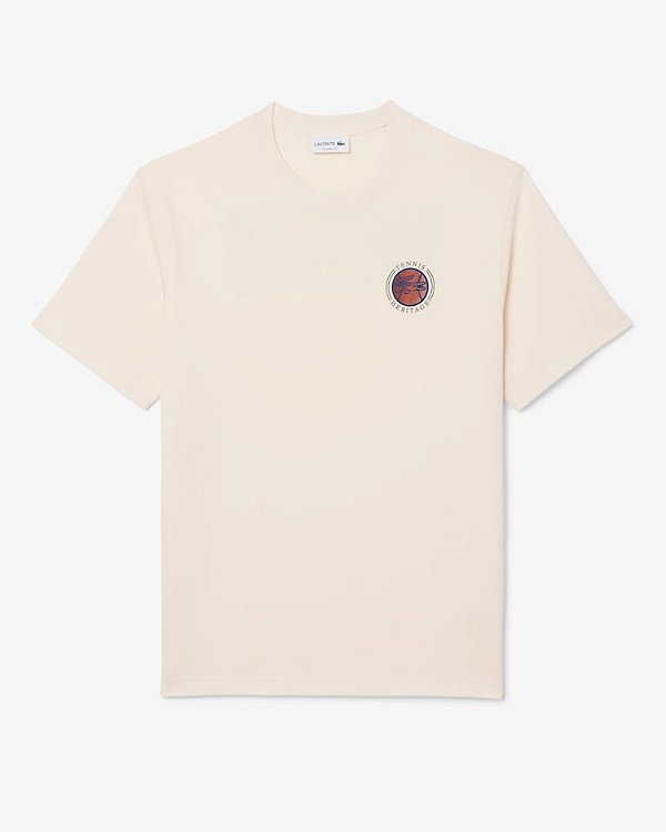 Camiseta Lacoste Estampa Múltipla 2025