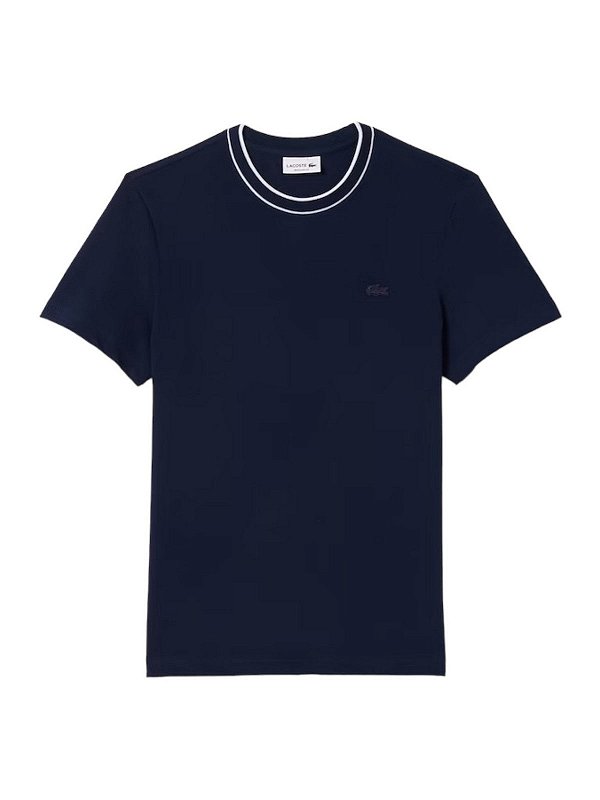 Camiseta Lacoste Gola Listrado