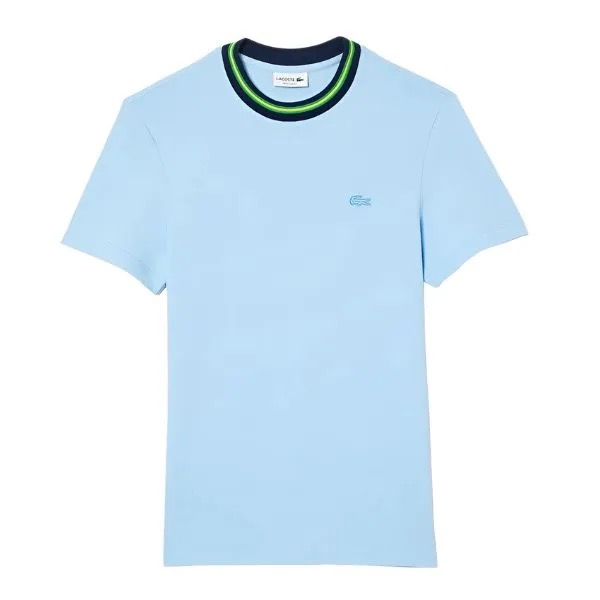 Camiseta Lacoste Gola Listrada