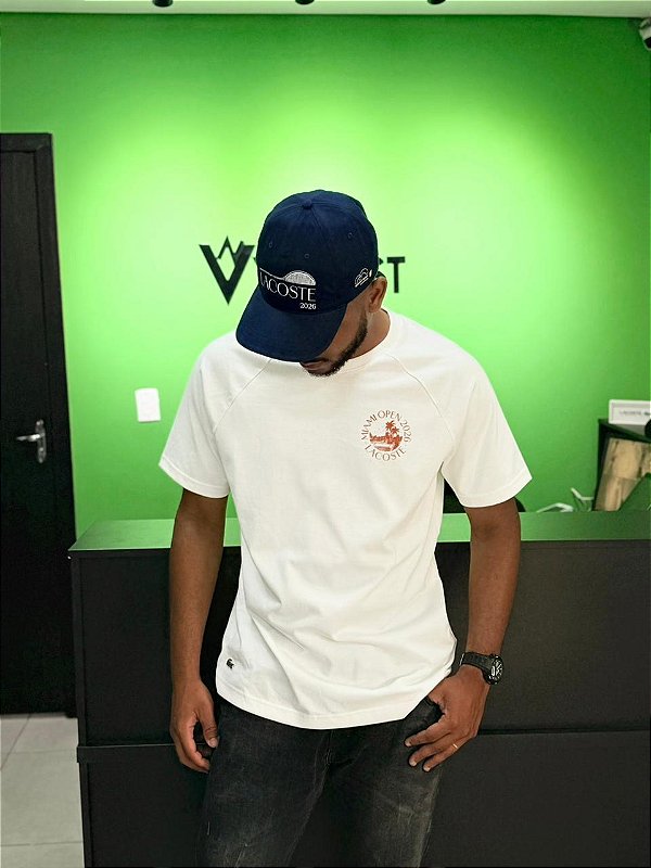 Camiseta Lacoste Miami Open 2026 - Laranja