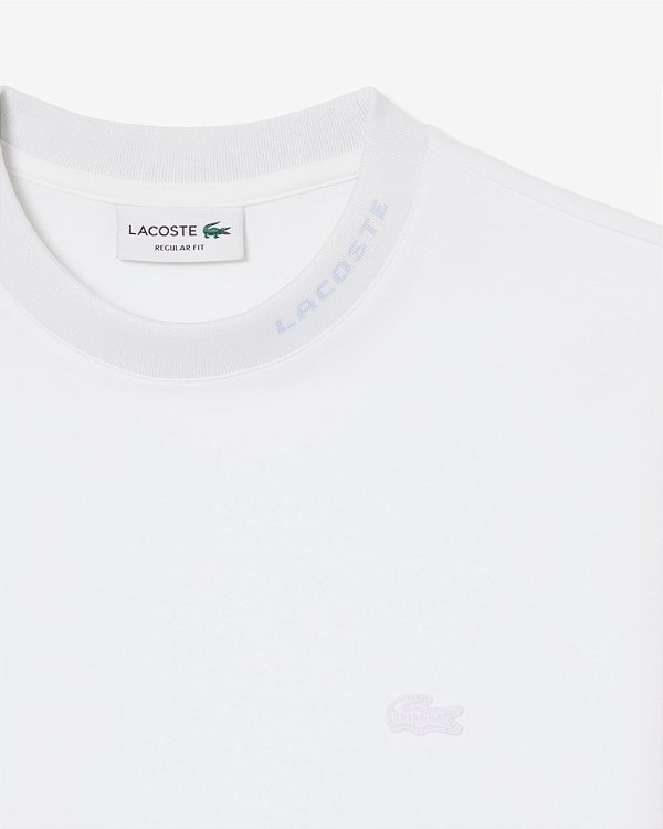Camiseta Lacoste Gola Assinada 2026