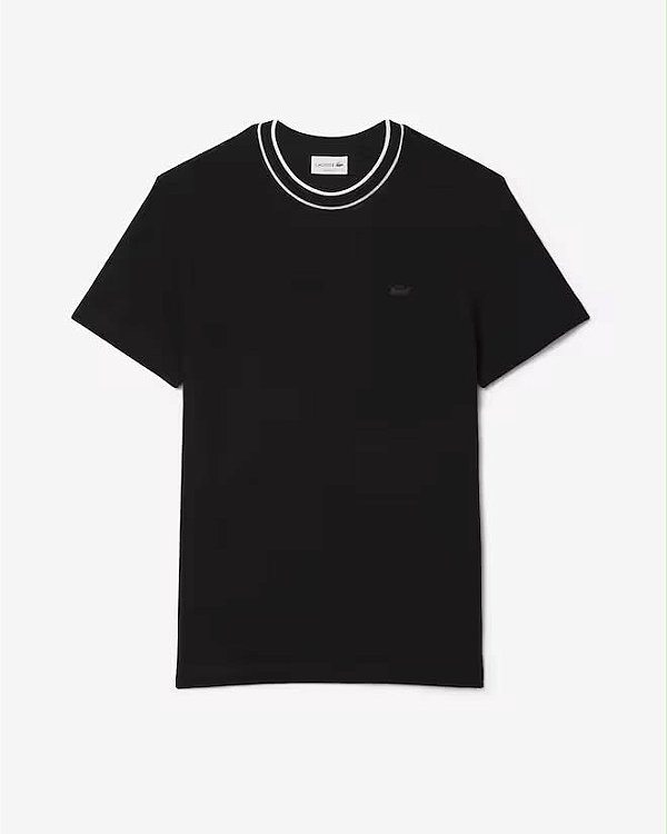 Camiseta Lacoste Gola Listrado
