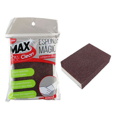 Esponja mágica limpeza pesada Max Clean - Clink