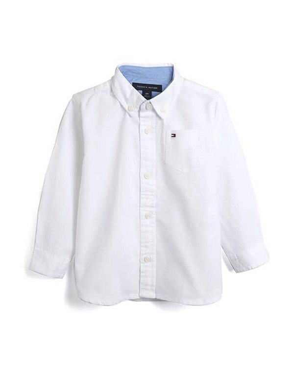 Camisa Infantil Branca Tommy Hilfiger Alecrim Kids