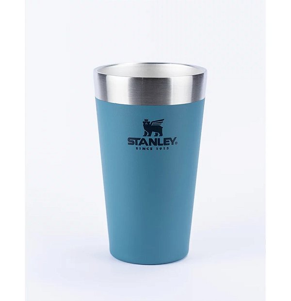 Copo Térmico Cerveja Inox Stanley com Tampa Branco 473ml