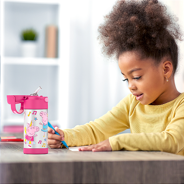 Garrafa Térmica Thermos ® 355ml Funtainer Peppa Pig Empório da