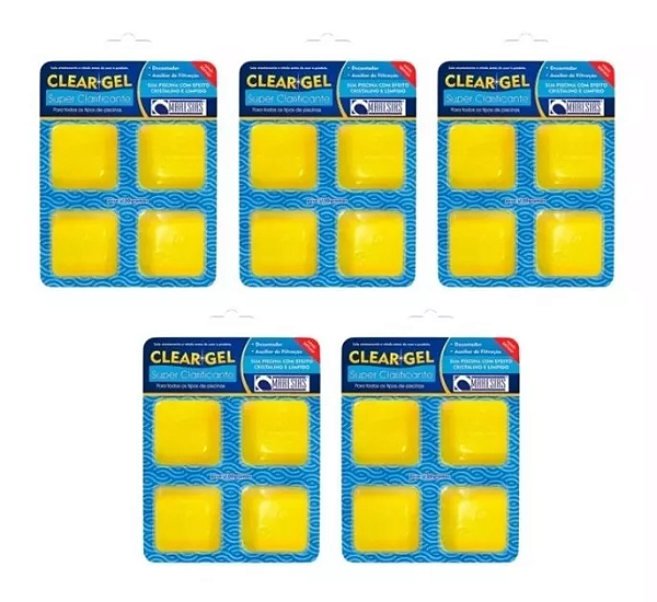 Super Clarificante - Clear Gel Maresias - Kit 5 Pçs