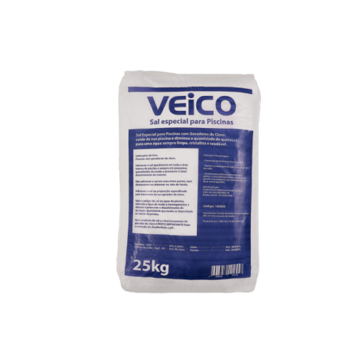 Sal para Piscina 25Kg Veico