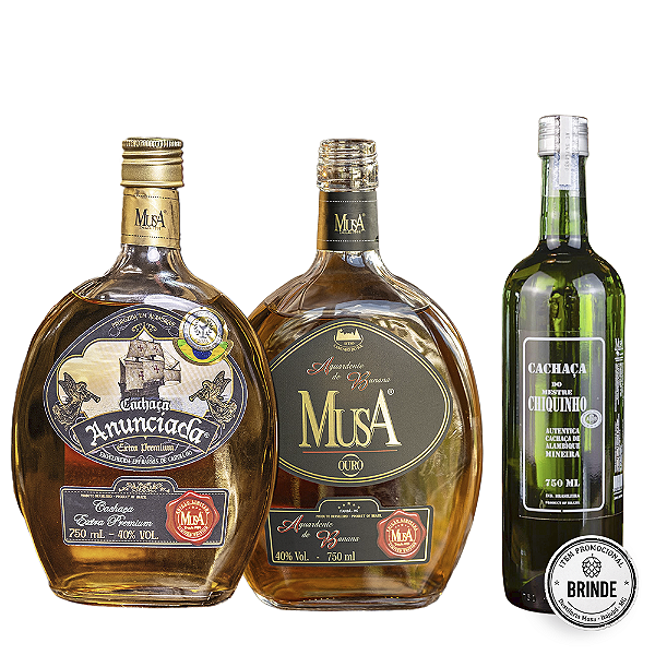 Kit MusA Sabores do Brasil — Anunciada + Banana Ouro + Brinde Chiquinho