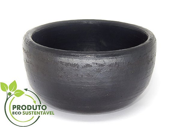 Cumbuca Barro Preto Capixaba Para Caldos e Sopas 1200ML