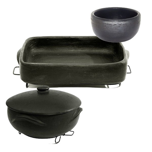 Kit 4 - Moqueca e Acompanhamentos (Completo para preparar e servir pratos tradicionais)