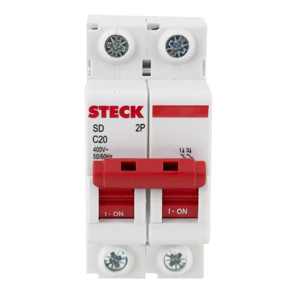 Disjuntor Din Bipolar 20A - Steck