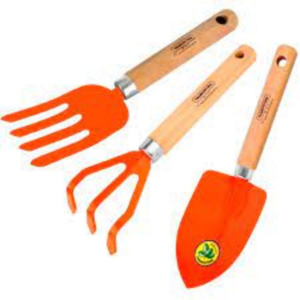 Kit Jardim Tramontina 03 Pcs - Para Jardinagem Em Geral