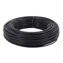 Rolo De Fio Flexivel - 6.00mm - Preto - 100mts